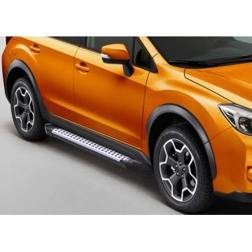 Пороги алюминиевые Rival BMW-Style для Subaru XV 2011-2017