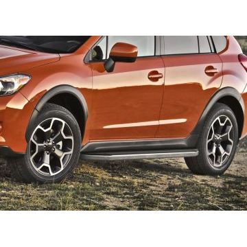 Пороги алюминиевые Rival Premium для Subaru XV 2011-2017