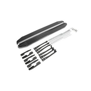 Пороги алюминиевые Rival Premium для Subaru XV 2011-2017