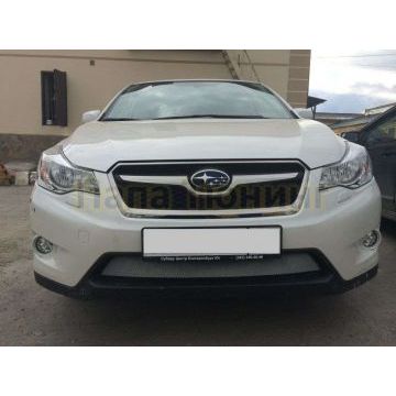 Защита радиатора хром РусСталь для Subaru XV 2011-2017