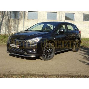 Защита переднего бампера 42 мм ТСС для Subaru XV 2011-2017 Защита переднего бампера 42 мм ТСС для Subaru XV 2011-2017
