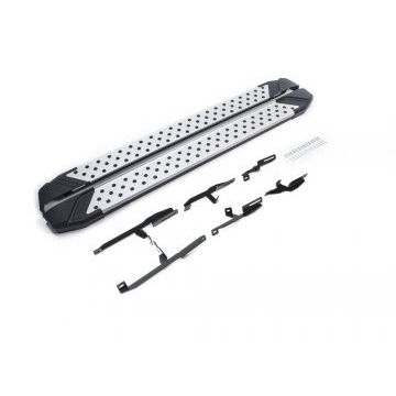 Пороги алюминиевые Rival BMW-Style на 5 дверей для Suzuki Grand Vitara 2005-2015