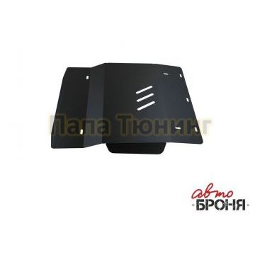 Защита картера сталь АвтоБроня для Suzuki Grand Vitara, V - все 1997-2004/Chevrolet Tracker, V- все; МКПП 1998-2004