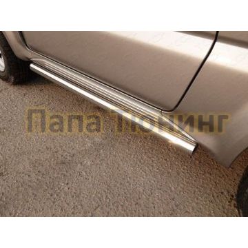 Пороги труба 60 мм ТСС для Suzuki Jimny 2012-2018 Пороги труба 60 мм ТСС для Suzuki Jimny 2012-2018