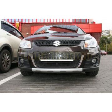 Защита радиатора Arbori черная сота 15 мм для Suzuki SX4 Classic 2009-2014