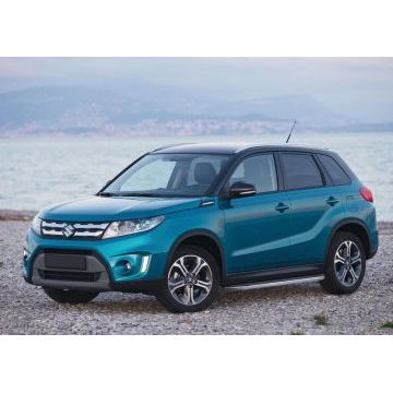 Пороги алюминиевые Rival Premium для Suzuki Vitara 2015-