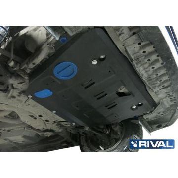 Защита картера и КПП Rival для 3,5 сталь 2 мм для Toyota Alphard 2008-
