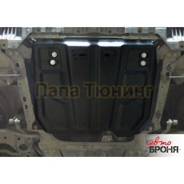Защита картера + КПП сталь 2 мм АвтоБРОНЯ для Toyota Auris, V - 1.6; 1.8 2007-2013/Toyota Auris, V - 1.6; 1.8 2013-2016/Toyota Corolla, V - 1.6 2016-2019/Toyota Corolla, V - 1.6; 1.8 2007-2013/Toyota Corolla, V - 1.6; 1.8 2013-2016/