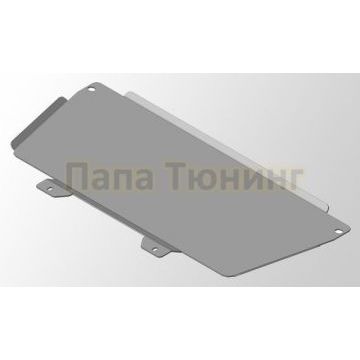 Защита картера и КПП (алюминий) 4мм ТСС для Toyota Auris 2012-2016/Toyota Avensis 2009-2012/Toyota Corolla 2007-2013/Toyota Verso 2009-2016