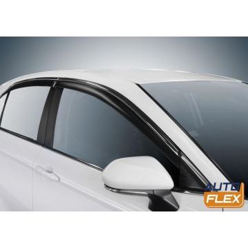 Дефлекторы окон Rival Premium с молдингом оргстекло 4 штуки для Toyota Camry XV70 2017-