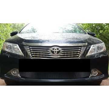 Защита радиатора черная РусСталь для Toyota Camry 2011-2014 Защита радиатора черная РусСталь для Toyota Camry 2011-2014