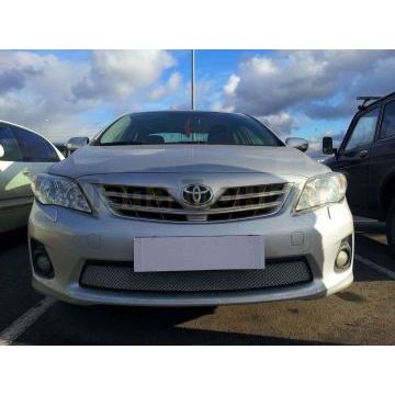 Защита радиатора хром РусСталь для Toyota Corolla 2011-2013 Защита радиатора хром РусСталь для Toyota Corolla 2011-2013