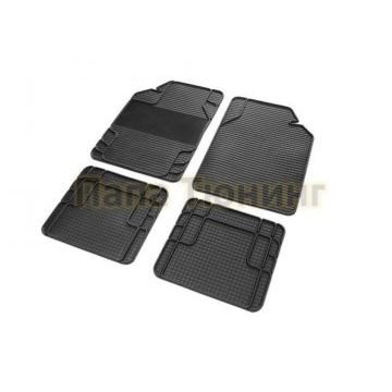Коврики салона Rival универсальные литьевые резина 4 штуки для Универсальные Любые