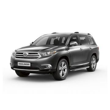 Пороги алюминиевые Rival Premium для Toyota Highlander 2007-2014