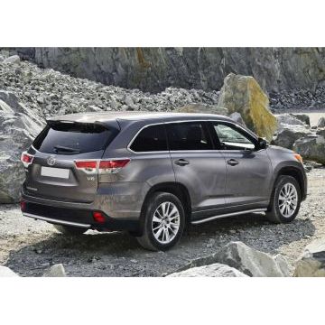 Защита штатных порогов 57 мм Rival для Toyota Highlander 2014-