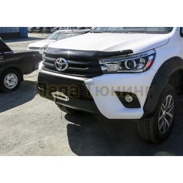 Кронштейн лебедки Rival в штатный бампер для Toyota Hilux Revo 2015-, сталь 6 мм, L.5701.1 для Toyota Hilux Revo