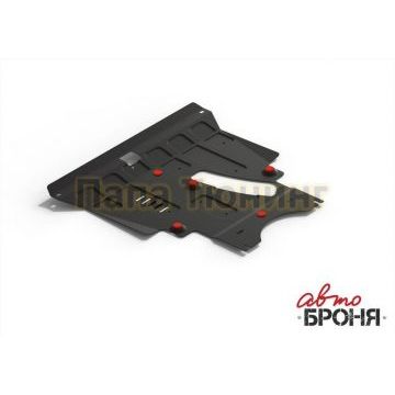 Защита картера + КПП сталь 2 мм АвтоБРОНЯ для Toyota Caldina, V - все; полный привод 2002-2007/Toyota Ipsum, V - 2.4; полный привод 2001-2009/Toyota Matrix, V - 1.8 2003-2008/Toyota Noah, V - 2.0; полный привод 2001-2007