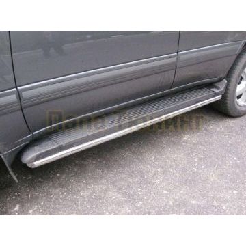 Пороги труба d42 вариант 1 РусСталь для Toyota Land Cruiser 100 1998-2007 Пороги труба d42 вариант 1 РусСталь для Toyota Land Cruiser 100 1998-2007