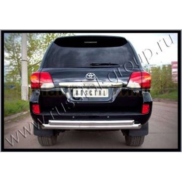 Защита заднего бампера двойная d76-d42 РусСталь для Toyota Land Cruiser 100 1998-2007 Защита заднего бампера двойная d76-d42 РусСталь для Toyota Land Cruiser 100 1998-2007