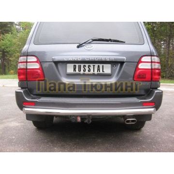 Защита заднего бампера d57 РусСталь для Toyota Land Cruiser 100 1998-2007 Защита заднего бампера d57 РусСталь для Toyota Land Cruiser 100 1998-2007