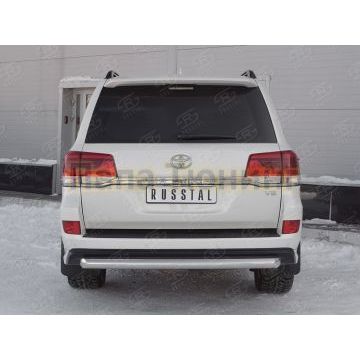 Защита заднего бампера дуга d76 для Toyota Land Cruiser 200 Excalibur 2017-
