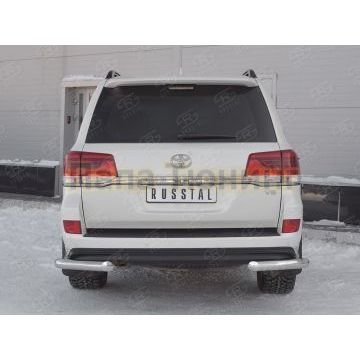 Защита задняя уголки d76 секции для Toyota Land Cruiser 200 Excalibur 2017-