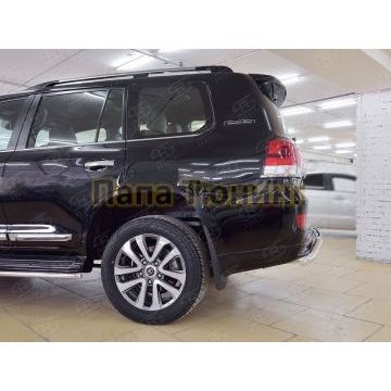 Защита заднего бампера волна d57 РусСталь для Toyota LC 200 Executive 2016-