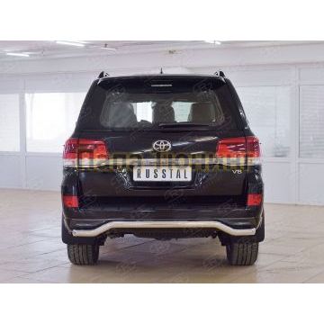 Защита заднего бампера волна d57 РусСталь для Toyota LC 200 Executive 2016-