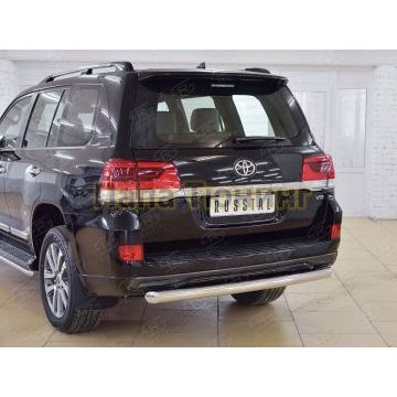 Защита заднего бампера d76 РусСталь для Toyota LC 200 Executive 2016-