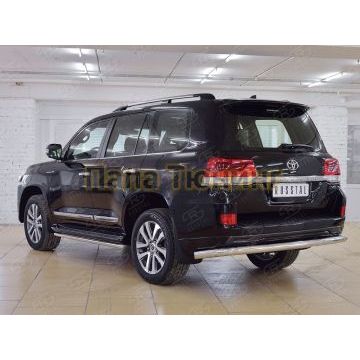 Защита заднего бампера d76 РусСталь для Toyota LC 200 Executive 2016-