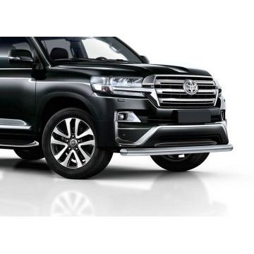 Защита переднего бампера 76 мм Rival для Toyota Land Cruiser 200 Executive 2016-2017