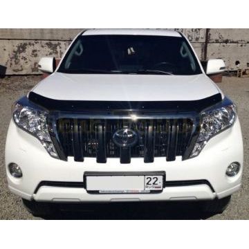 Дефлектор капота SIM для Toyota Land Cruiser Prado 150 2013-2017 Дефлектор капота SIM для Toyota Land Cruiser Prado 150 2013-2017