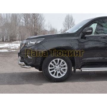 Защита передняя Shark d76 РусСталь для Toyota Land Cruiser Prado 150 2017-