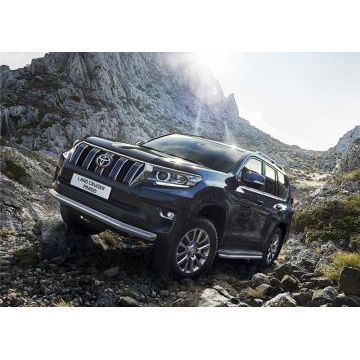 Защита переднего бампера 76 мм Rival для Toyota Land Cruiser Prado 150 2017-