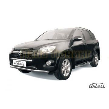 Защита переднего бампера 57 мм на длинную базу Slitkoff для Toyota RAV4 2009-2010 Защита переднего бампера 57 мм на длинную базу Slitkoff для Toyota RAV4 2009-2010