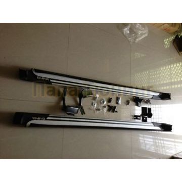 Пороги алюминиевые вариант 2 OEM Tuning для Toyota RAV4 2013-2015