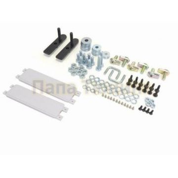 Пороги алюминиевые вариант 3 OEM Tuning для Toyota RAV4 2013-2015