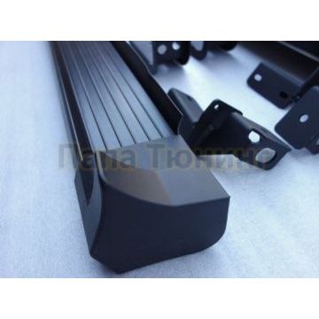 Пороги алюминиевые OEM Tuning для Toyota RAV4 2013-2015