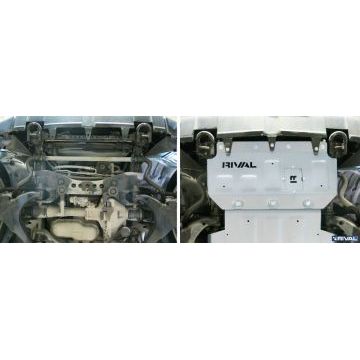 Защита радиатора Rival для 5,7 алюминий 6 мм для Toyota Tundra 2006-