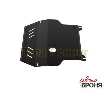 Защита картера + КПП сталь 2 мм АвтоБРОНЯ для Seat Leon, V - все 1999-2005/Volkswagen Bora, V - все 1998-2005/Volkswagen Golf, V - все 1998-2005/Volkswagen New Beetle, V - все 1998-2004/