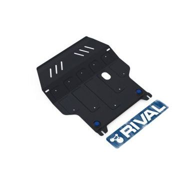 Защита картера + КПП Rival сталь 2 мм для Volkswagen Golf, V - все 1998-2005