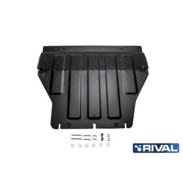 Защита картера и КПП Rival сталь 2 мм для Volkswagen Caravelle/Multivan/Transporter T5/6 2003-2019