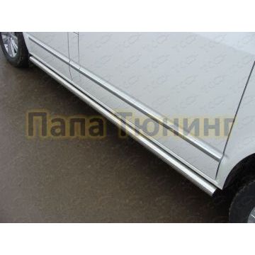 Пороги труба 60 мм ТСС для Volkswagen Multivan/Caravelle 2009-2015