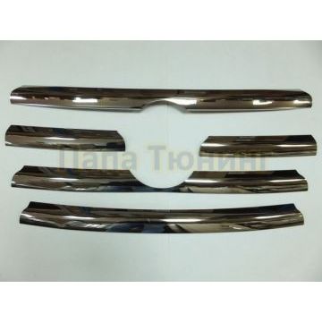 Накладки на решетку радиатора 5 частей Omsa_Line для Volkswagen Crafter 2006-2011 Накладки на решетку радиатора 5 частей Omsa_Line для Volkswagen Crafter 2006-2011