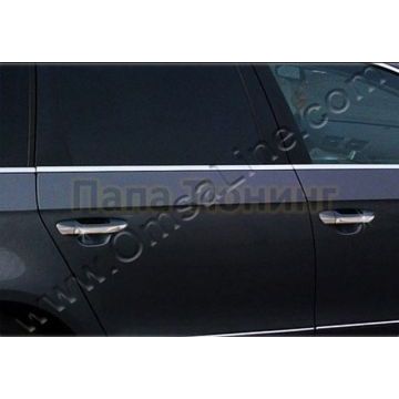 Накладки на 4 дверные ручки Omsa_Line для Volkswagen Passat B6/B7/B8/Passat CC 2005-