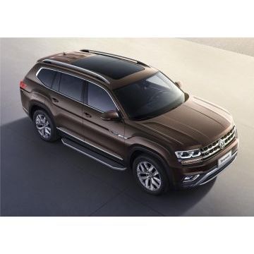 Пороги алюминиевые Rival Premium для Volkswagen Teramont 2018-