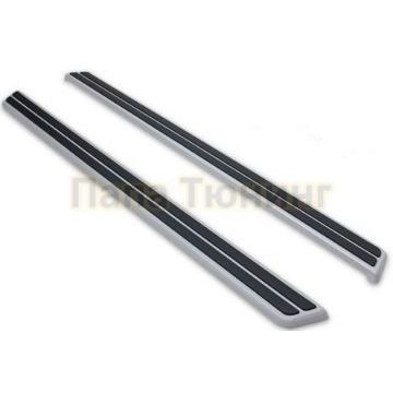 Пороги алюминиевые OEM Tuning для Volkswagen Touareg 2010-2017