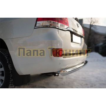 Защита заднего бампера d76 РусСталь для Toyota Land Cruiser 200 2015-