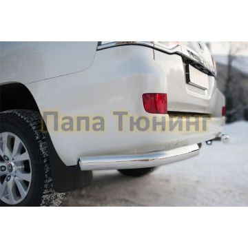 Защита задняя уголки d76 РусСталь для Toyota Land Cruiser 200 2015-