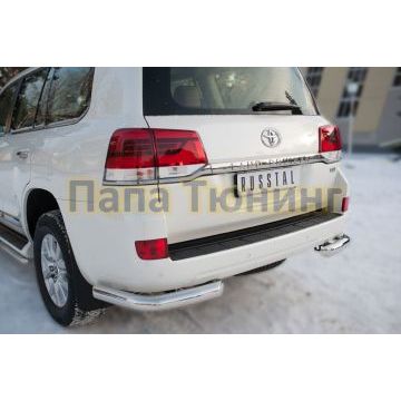 Защита задняя уголки d76 РусСталь для Toyota Land Cruiser 200 2015-